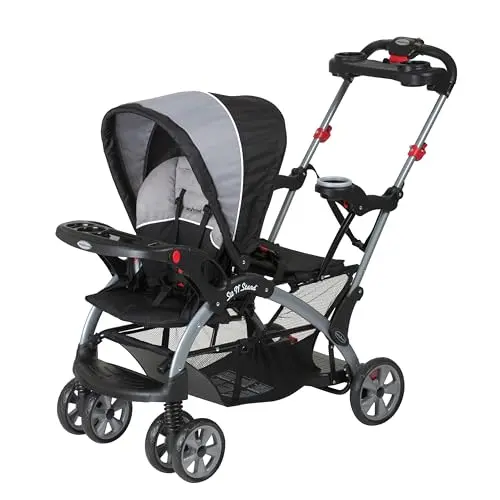 Baby Trend Sit N' Stand Double Stroller in Phantom