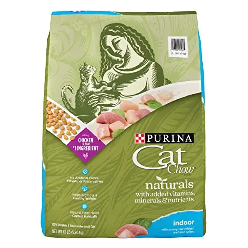 Purina Cat Chow Hairball Control dry cat food bag