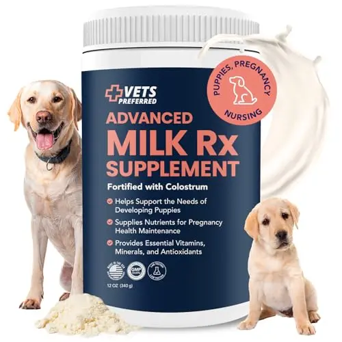 Vets Preferred puppy milk replacement powder container