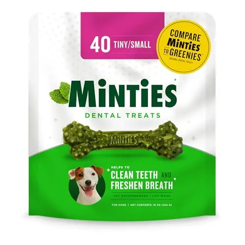Minties dental chews for small dogs