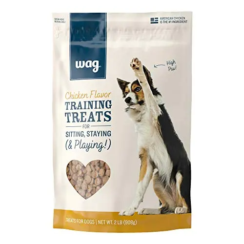 Wag chicken flavor training treats for dogs from Amazon