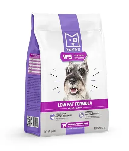 SquarePet low fat dry dog food for sensitive stomachs