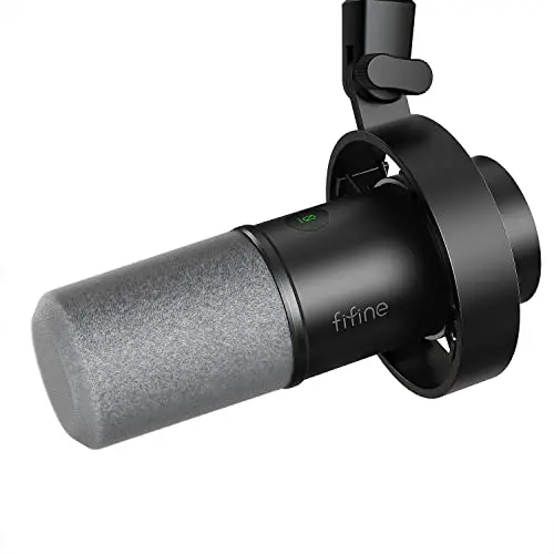 FIFINE K688 dynamic microphone with XLR and USB ports