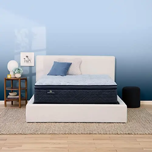 Serta Perfect Sleeper Enhanced mattress with plush pillow top and motion isolation