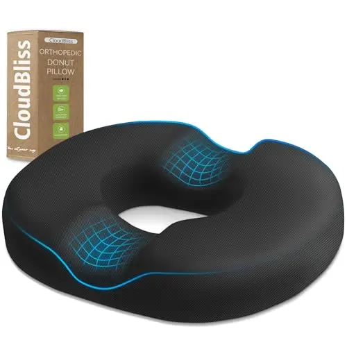 CloudBliss Donut Pillow offering balanced comfort at an affordable price