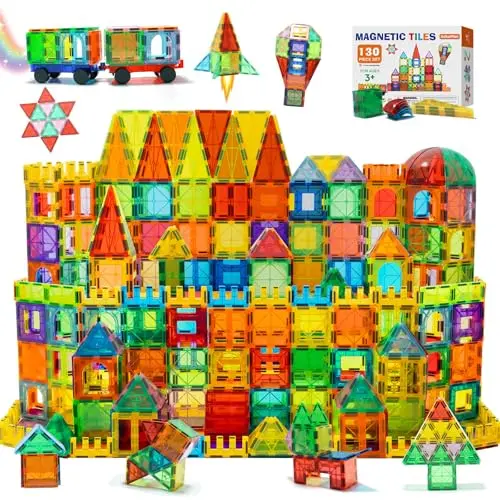 EchoPlan magnetic tiles building blocks for kids