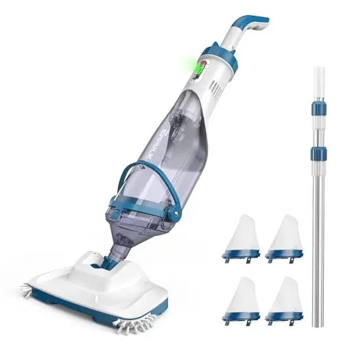 ENHULK PC15 handheld pool vacuum with wide head cleaning pool debris