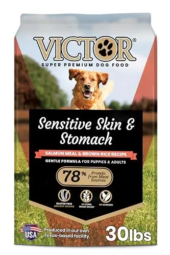 VICTOR Sensitive Skin and Stomach Salmon Dog Food bag