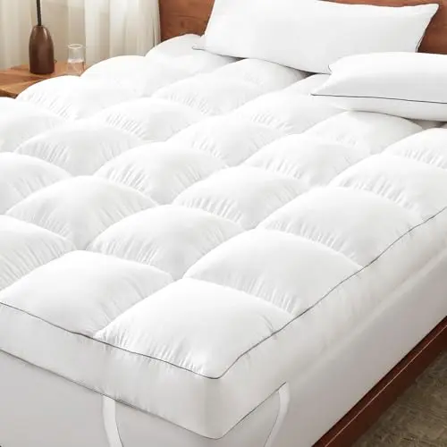 Decroom 5-inch thick memory foam mattress topper